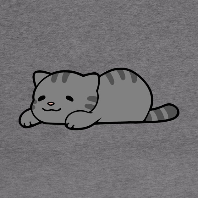 Grey Chub Cat by MissOstrich